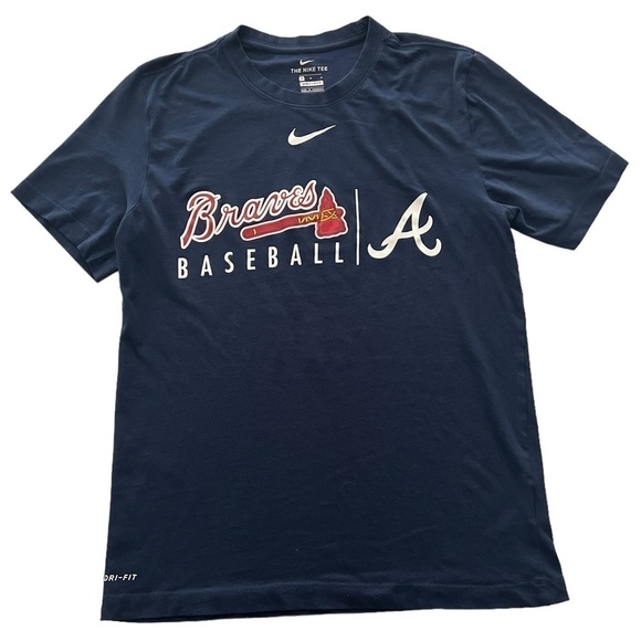 Nike Men's Atlanta Braves Baseball Dri-Fit Shirt Size M - Picture 1 of 6